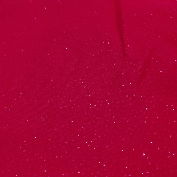 Girls Red Leggings with Silver sparkles - Picture 2 of 2